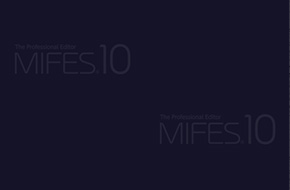 MIFES 10ロゴ(ブルー)