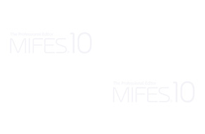 MIFES 10ロゴ(ホワイト)